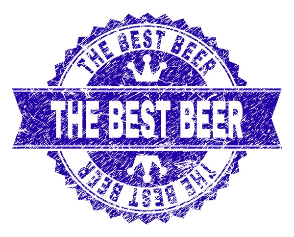 Grunge en iyi bira damga mühür kurdele ile dokulu