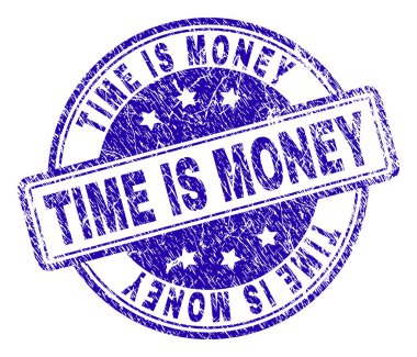 Para damga mühür çizilmiş dokulu zamanı