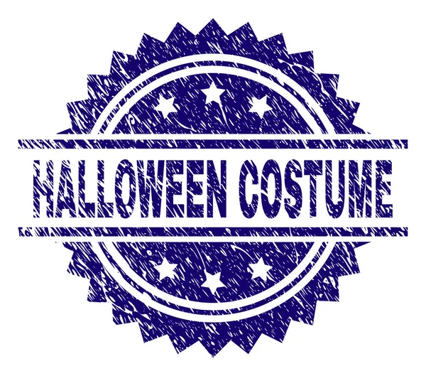 Texturált Halloween jelmez pecsétbélyeg karcos — Stock Vector