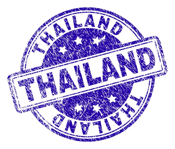 Grunge texturerat Thailand stämpelplatta — Stock vektor