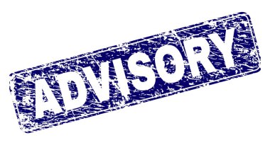 Yuvarlatılmış dikdörtgen damga grunge Danışma çerçeveli