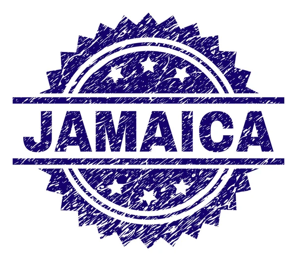 Grunge texturizado selo JAMAICA — Vetor de Stock