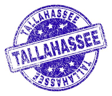 Dokulu Tallahassee damga mühür çizik
