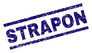 Dokulu Strapon damga mühür çizik