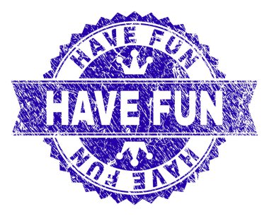 Dokulu çizilmiş eğlenceli damga mühür kurdele ile var