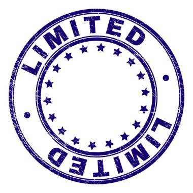 Grunge sınırlı yuvarlak damga mühür dokulu