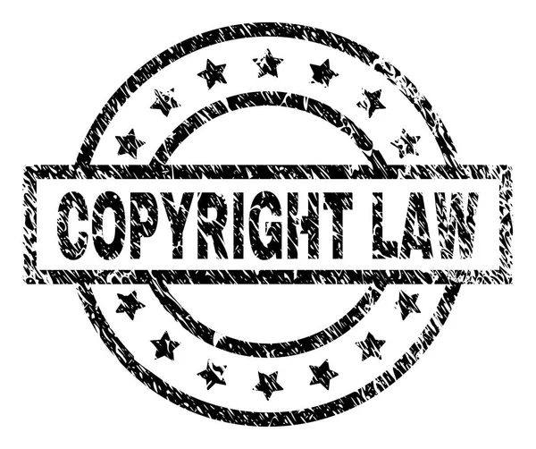 Grunge texturierte Urheberrechtssiegel — Stockvektor