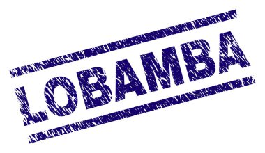 Dokulu Lobamba damga mühür çizik