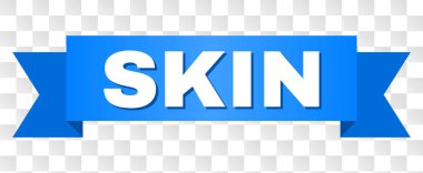 Deri başlık ile mavi bant