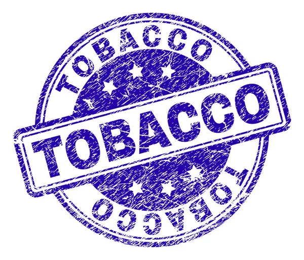 Sello de sello de TOBACCO texturizado Grunge — Vector de stock