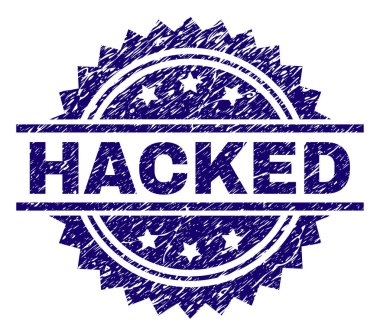 Grunge kesmek damga mühür dokulu