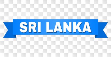 Sri Lanka başlık ile mavi şerit