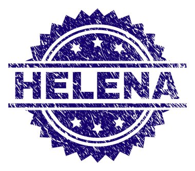 Grunge Helena damga mühür dokulu