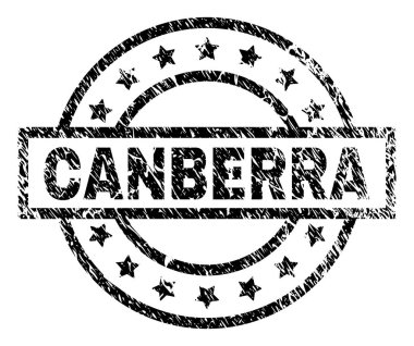 Dokulu Canberra damga mühür çizik