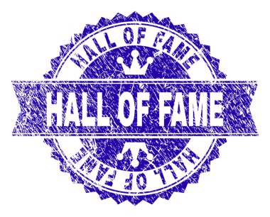Grunge Hall Of Fame damga mühür kurdele ile dokulu