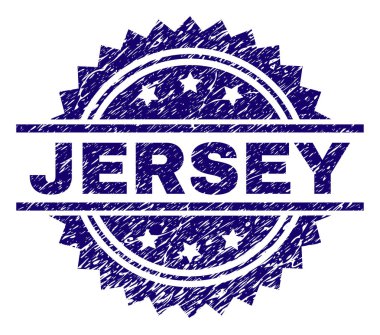 Grunge Jersey damga mühür dokulu