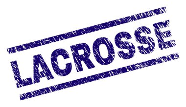 Dokulu Lacrosse damga mühür çizik