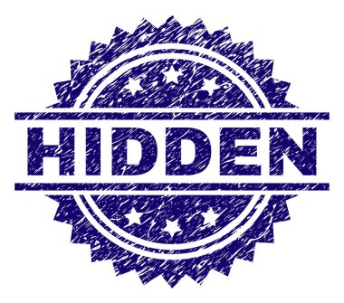 Grunge gizli damga mühür dokulu