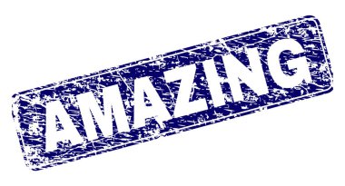 Çizilmiş inanılmaz yuvarlatılmış dikdörtgen damga çerçeveli