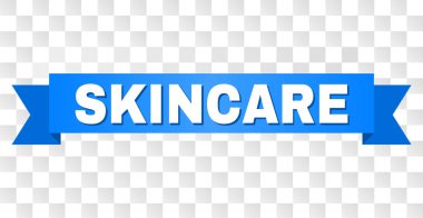 Mavi bant ile cilt bakımı metin