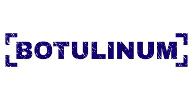 Dokulu Botulinum damga mühür köşeleri içinde çizik