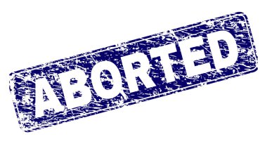 Yuvarlatılmış dikdörtgen damgası iptal grunge çerçeveli