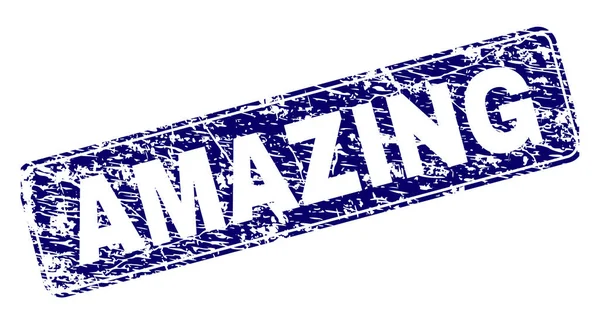 Çizilmiş inanılmaz yuvarlatılmış dikdörtgen damga çerçeveli