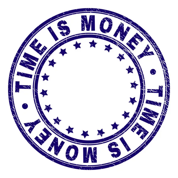 Grunge dokulu zaman yuvarlak damga mühür paradır