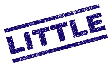 Dokulu küçük damga mühür çizik