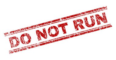 Dokulu çizik damga mühür değil koşmak