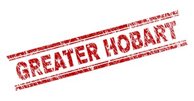 Çizik dokulu büyük Hobart damga mühür