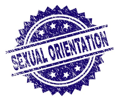 Grunge cinsel yönelim damga mühür dokulu