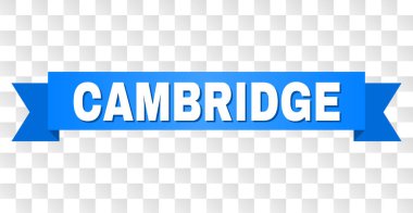 Cambridge başlık ile mavi bant