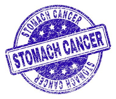 Grunge mide kanseri damga mühür dokulu