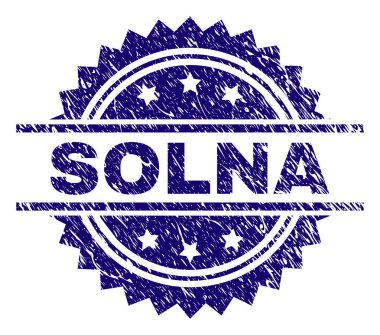 Grunge Solna damga mühür dokulu