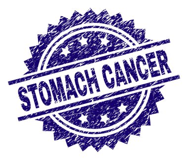 Grunge mide kanseri damga mühür dokulu