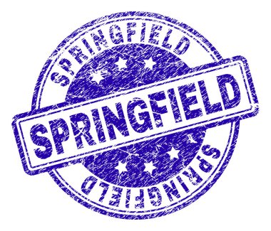 Dokulu Springfield damga mühür çizik