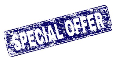 Yuvarlatılmış dikdörtgen damga grunge özel indirim çerçeveli