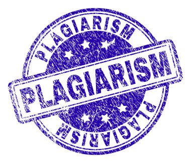 Dokulu intihal damga mühür çizik