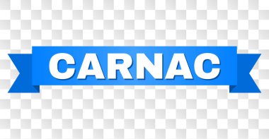 Carnac metin ile mavi bant