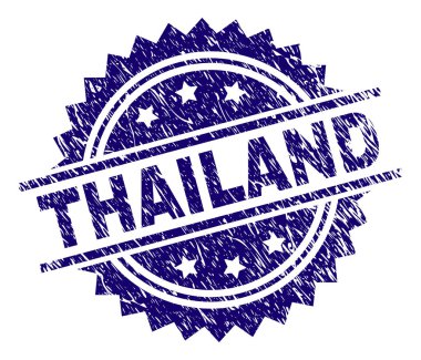 Grunge Tayland damga mühür dokulu