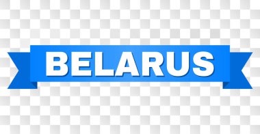 Mavi kurdele Beyaz Rusya başlık ile