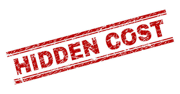 Клеймо из нацарапанного текстурированного материала HIDDEN
