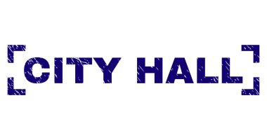 Dokulu Belediye Binası damga mühür köşeleri içinde çizik