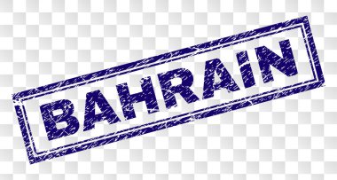 Grunge Bahreyn dikdörtgen damgası