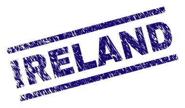 Grunge İrlanda damga mühür dokulu