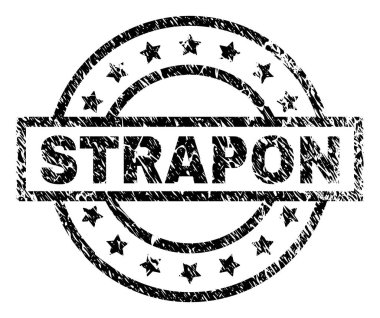 Dokulu Strapon damga mühür çizik