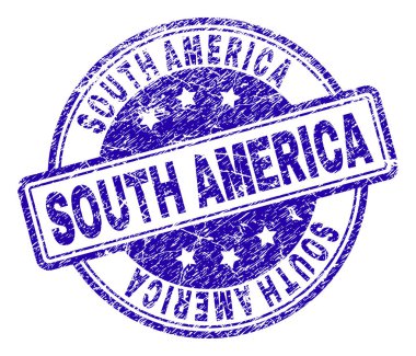 Dokulu Güney Amerika damga mühür çizik