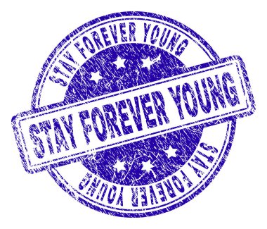 Dokulu kalmak sonsuza kadar genç mühür damgası çizik