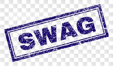 Çizik Swag dikdörtgen damgası